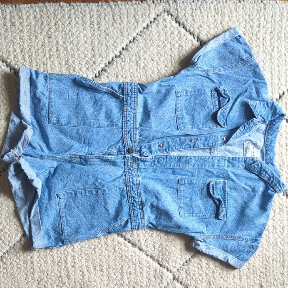 Primark Light Blue Denim Romper